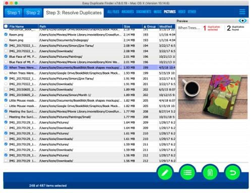 Popis dupliciranih datoteka