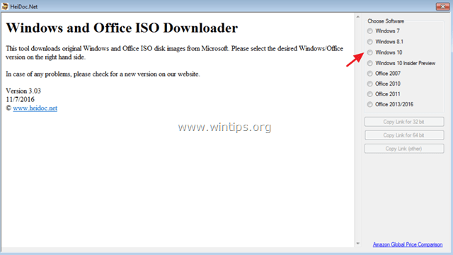 Windows-ISO herunterladen