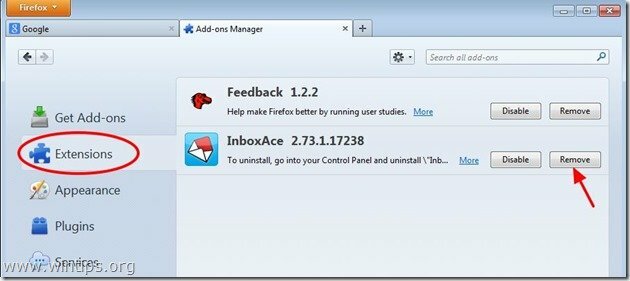 Remove-inboxace-toolbar-Firefox