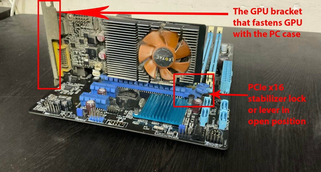 So entfernen Sie eine GPU Lösen Sie die GPU