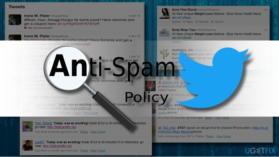 Twitter hat mit der Implementierung einer verbesserten Anti-Spam-Richtlinie begonnen