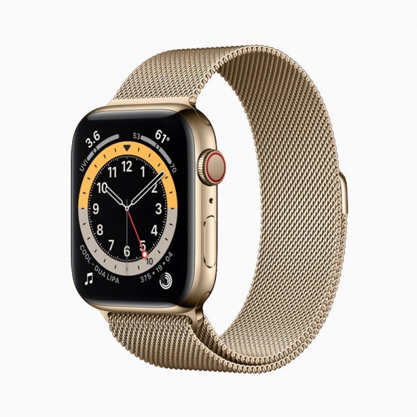 Миланский ремешок Apple Watch - фото с Apple.com