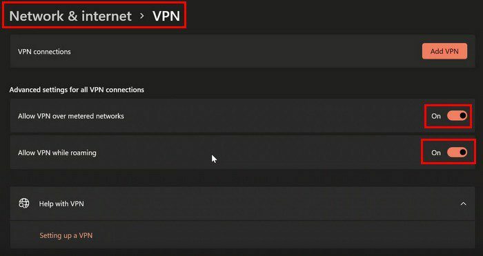 VPN do Windows 11