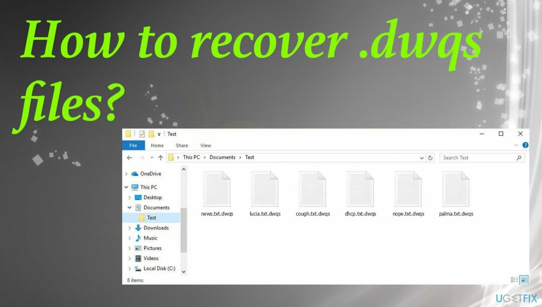 ¿Cómo recuperar archivos .dwqs?