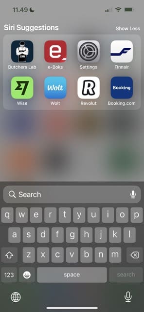 iPhone'da Spotlight'ta nasıl arama yapılır?