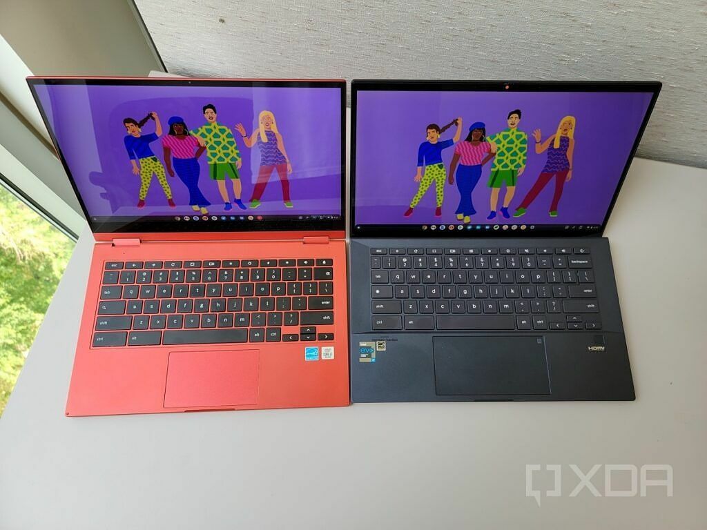 Tastaturi CX9 vs Galaxy Chromebook 2