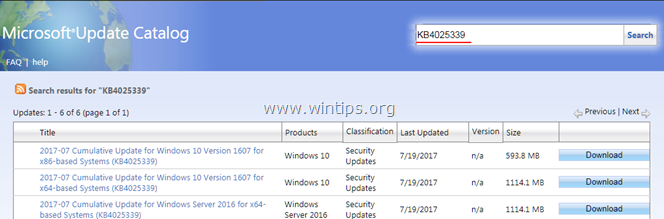 Fix Windows Update Installation fehlgeschlagen