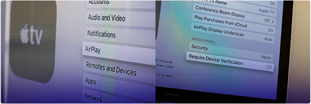 Collega iPad o iPhone a Apple TV senza Wi-Fi utilizzando AirPlay peer-to-peer