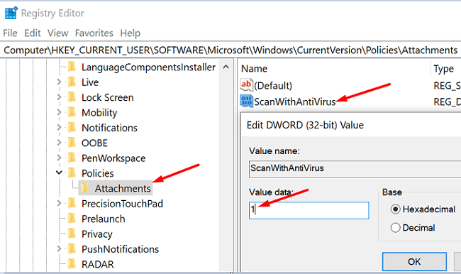 scanwithantivirus-register-editor