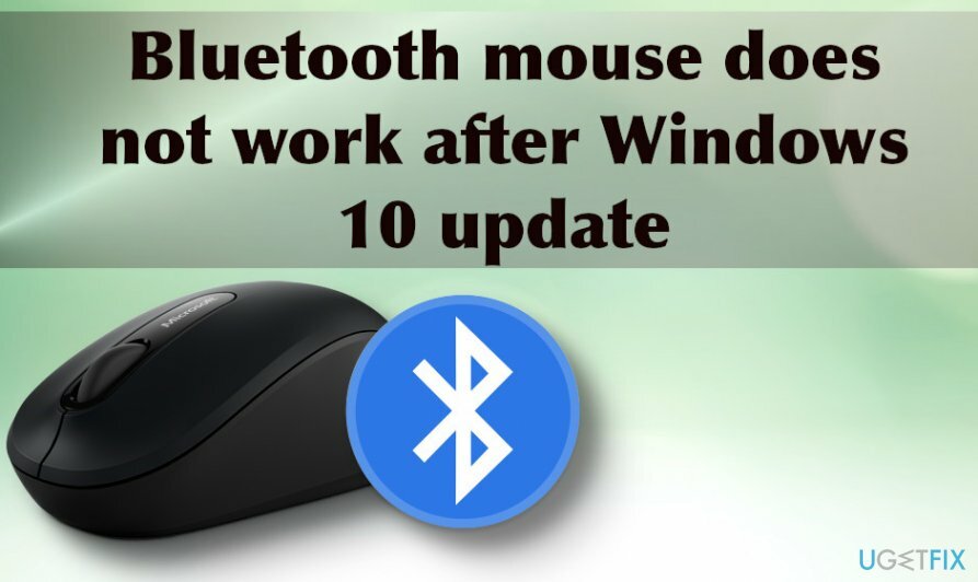 Myš Bluetooth po aktualizácii systému Windows 10 nefunguje