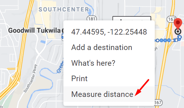 google-maps-reasure-distance