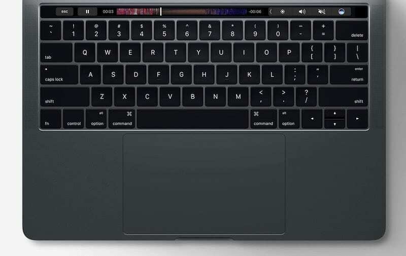 แป้นพิมพ์ออปติคอล MacBook