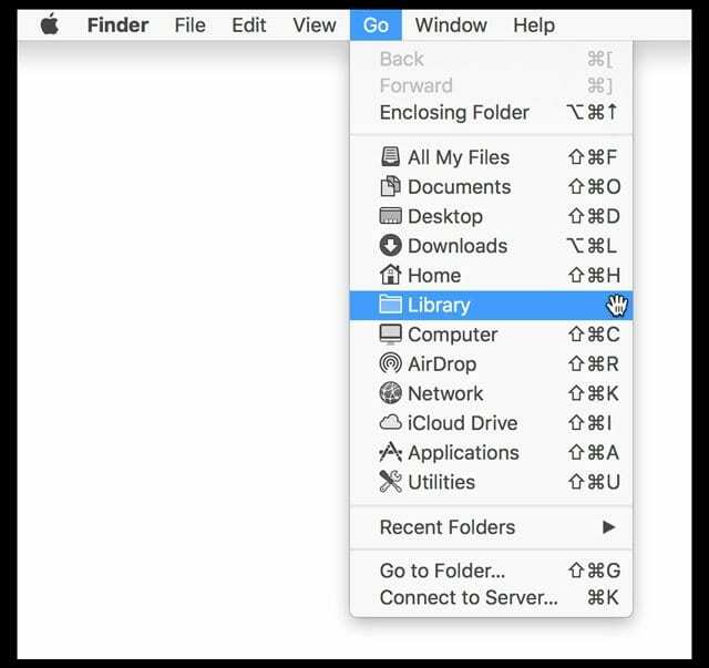 How-To Toon uw gebruikersbibliotheek in macOS High Sierra en Sierra