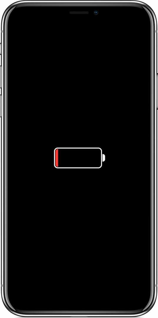 iPhone sa zaslonom niske potrošnje energije.