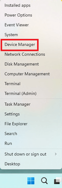 Manager dispozitive în Windows 11
