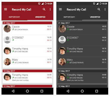 Beste Anrufaufzeichnungs-Apps - RMC: Android Call Recorder