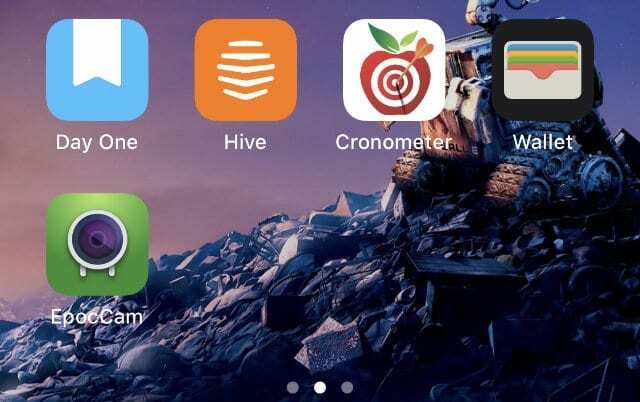 EpocCam-App auf dem iPhone-Startbildschirm