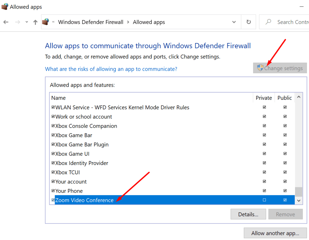 whitelist zoom windows firewall