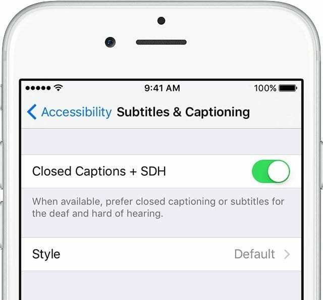 IPhone, iPad और iPod Touch के लिए बंद कैप्शनिंग कैसे चालू करें और मूवी खोजें