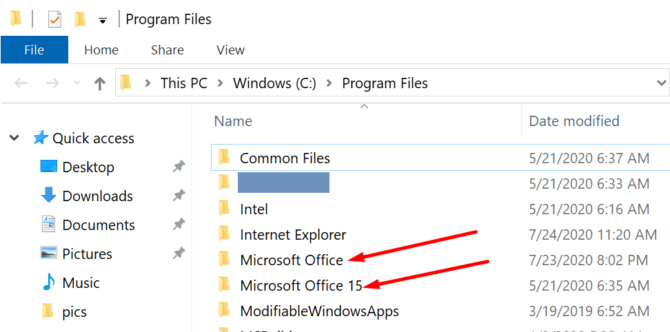 Microsoft Office-Programmdateien
