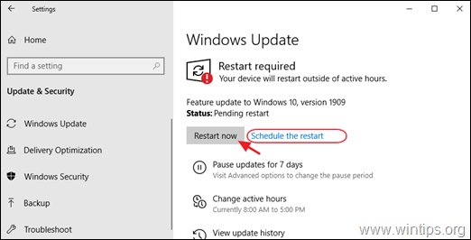 قم بتنزيل الإصدار 1909 من Windows 10