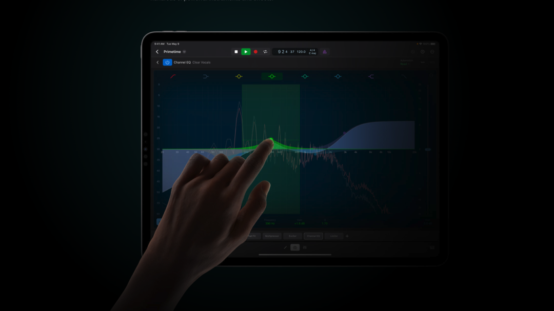 Logic Pro darbam ar iPad — 3