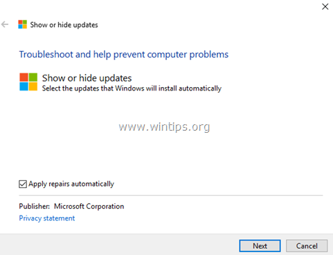 Evitar que Windows 10 instale una actualización específica