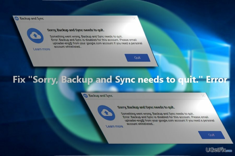Google on korjannut Backup and Sync -virheen.