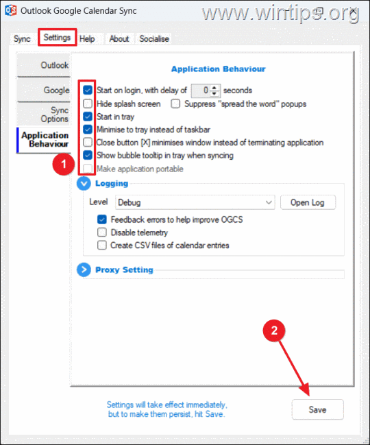 Outlook Google カレンダーの同期