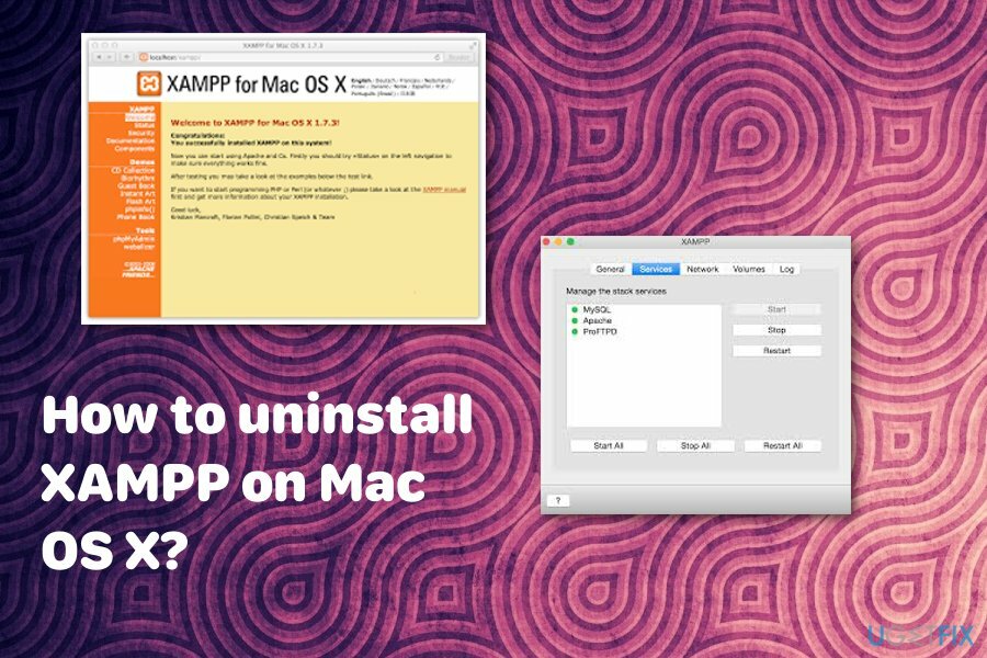 Hoe XAMPP op Mac OS X te verwijderen?