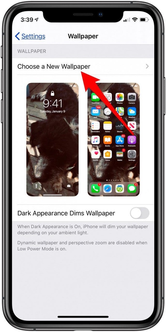 kies een nieuwe iphone wallpaper