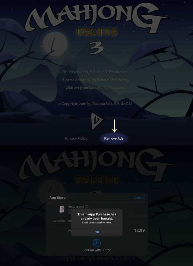 Mahjong Deluxe 3 Go إزالة الإعلانات