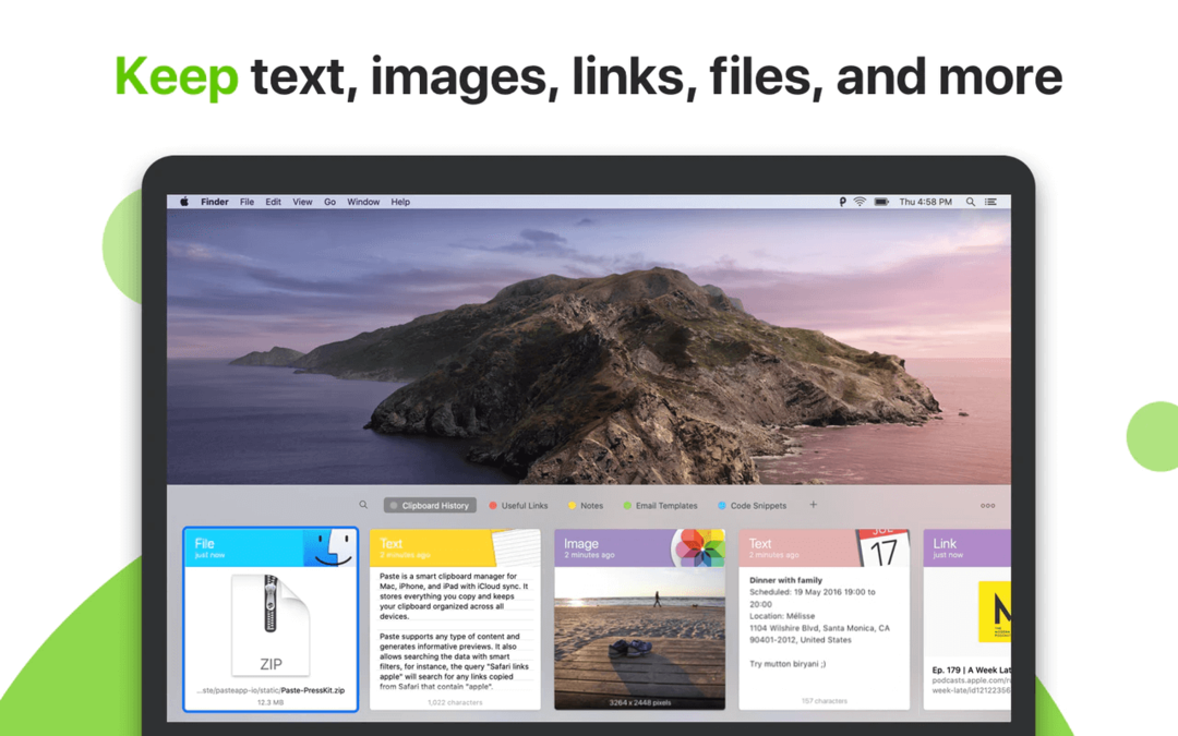 Paste – Nejlepší aplikace pro Mac dostupná s Setapp