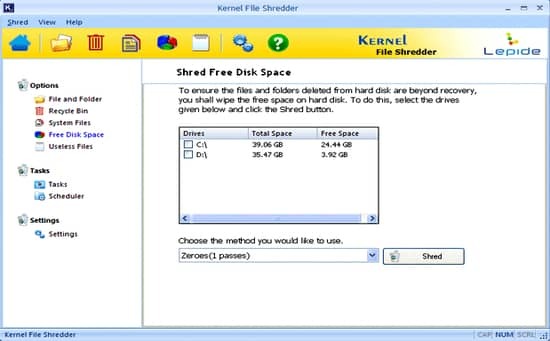 Kernel-Datei-Schredder