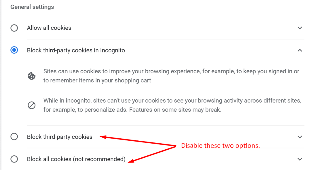 Cookies von Drittanbietern zulassen Chrome