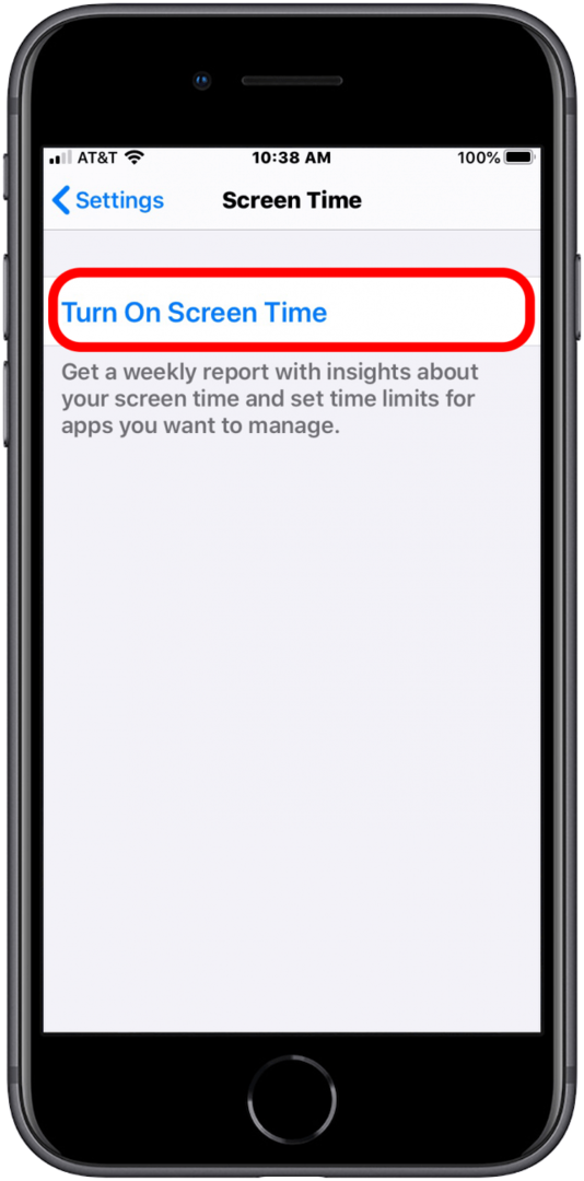 πώς να ενεργοποιήσετε το χρόνο οθόνης στο iphone