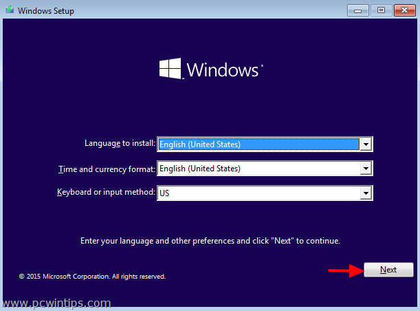 Instalacija sustava Windows 10
