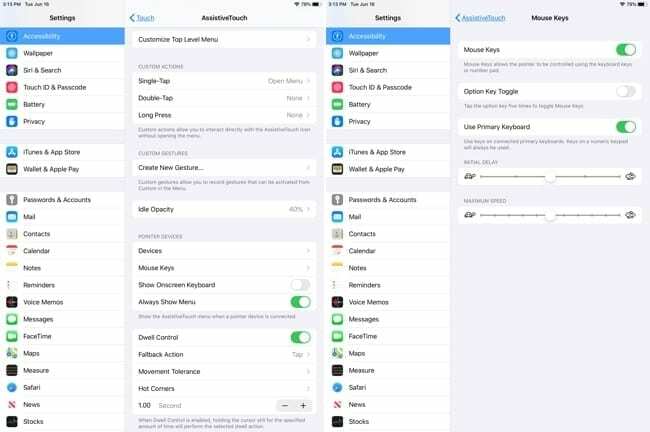 Personalizar la configuración de AssistiveTouch-iPad