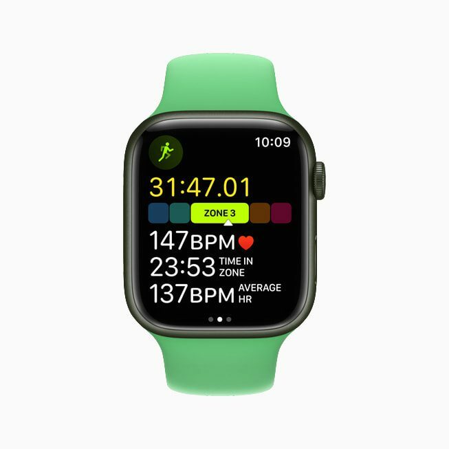 „watchOS 9“ treniruočių programa