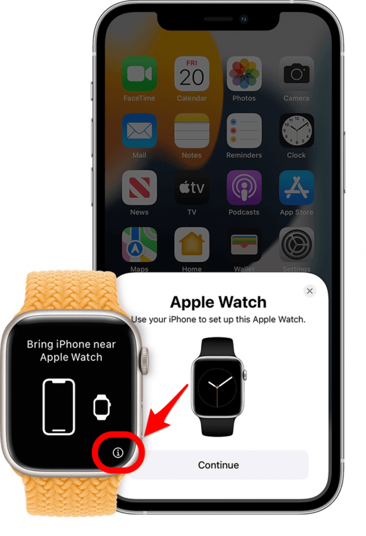 Где значок i на часах Apple Watch, что значок i на часах Apple Watch