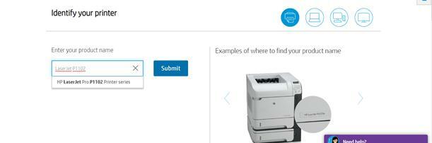 унесите назив производа или модела вашег ХП штампача