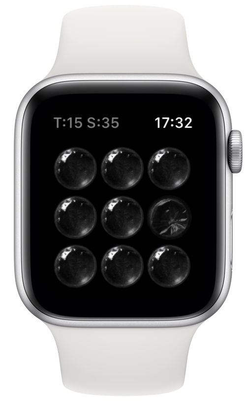 משחק פופ עבור Apple Watch
