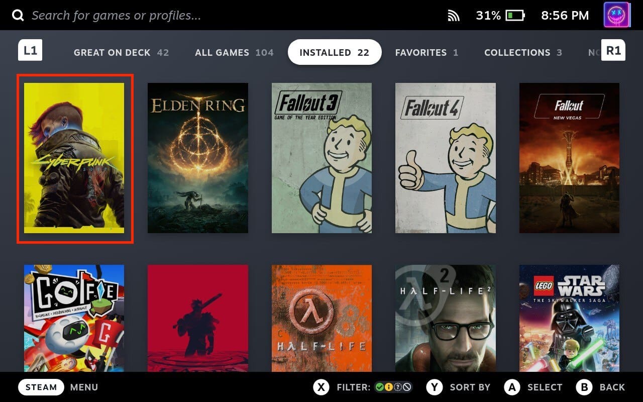 A Steam Deck Games frissítése – 2