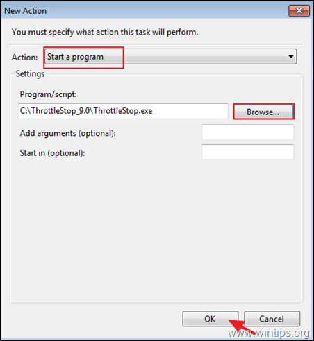 Indítsa el a ThrottleStop-ot a Windows bejelentkezéskor