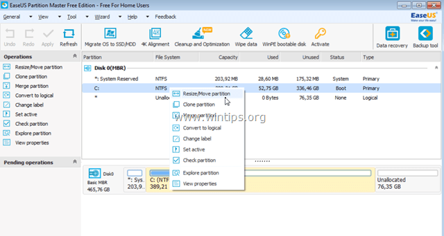 EaseUS Partition Master gratuit