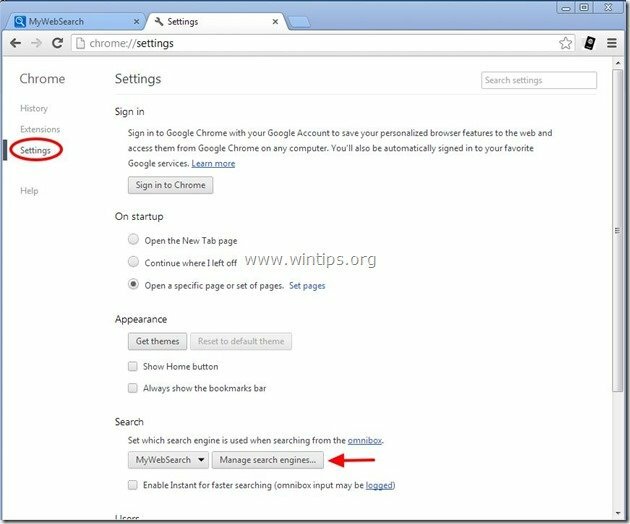 remove-mywebsearch-engine-chrome