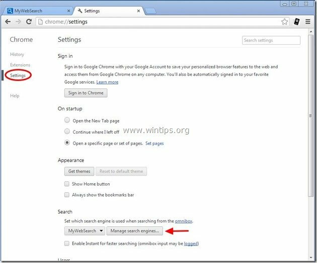 verwijder-mywebsearch-engine-chrome