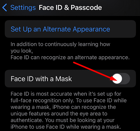 iPhone-povoliť-Face-ID-s maskou