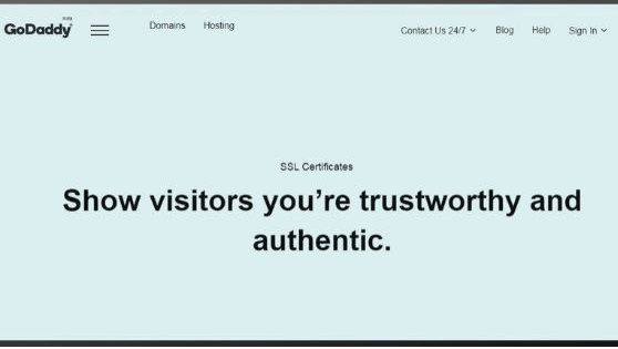 GoDaddy — labākie SSL sertifikātu pakalpojumi