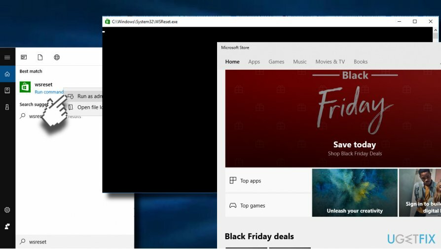 Cache van Windows Store wissen